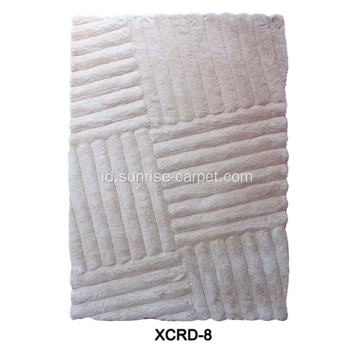 Karpet Gaya Shaggy 3D Microfiber